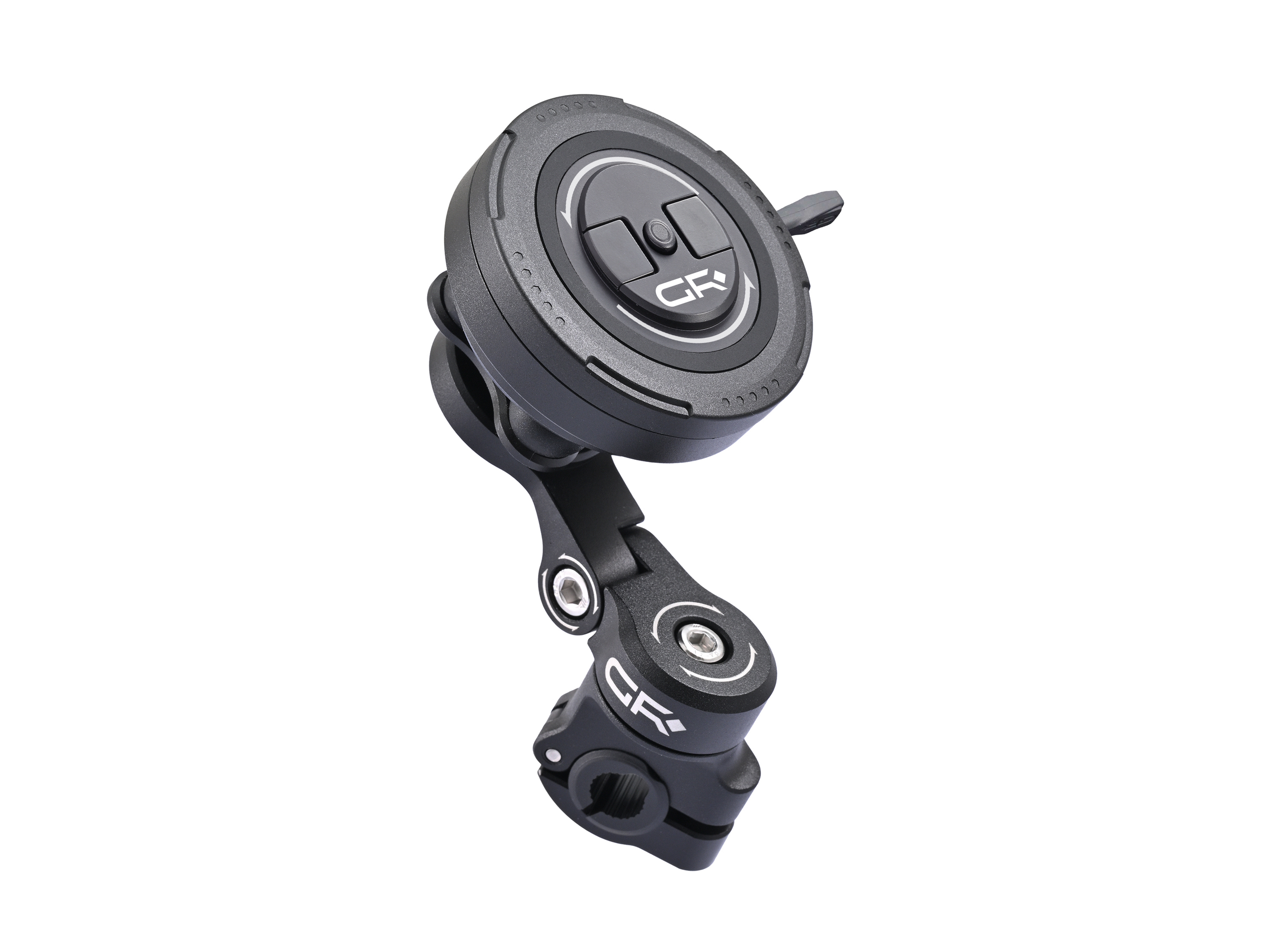 デイトナ　バイク用スマホホルダーGR-MT9 ミラーロッド　バーマウント8-14 GR-MT9 Bar Mount バーマウント（ミラーロッド）｜株式会社デイトナ