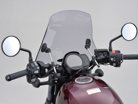 DAYTONA バイク用 GIVI中型ウインドスクリーン A660 セミスモーク