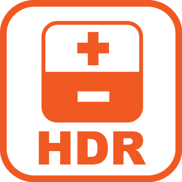 HDR搭載で露出を最適化