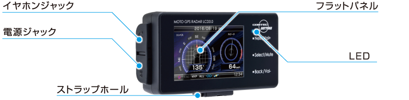 MOTO GPS RADAR LCD 3.0｜DAYTONA