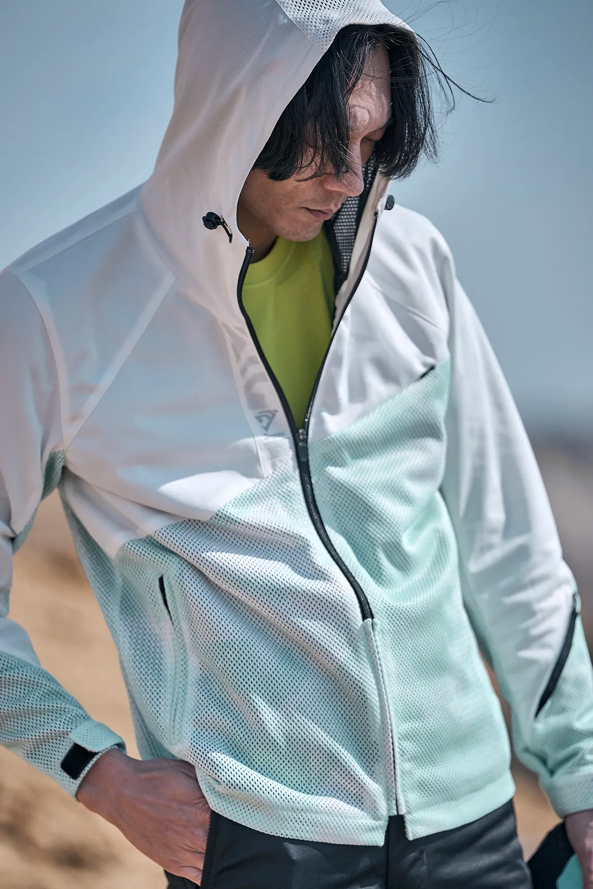 DJ-030 WIDE MESH PARKA ワイドメッシュパーカ