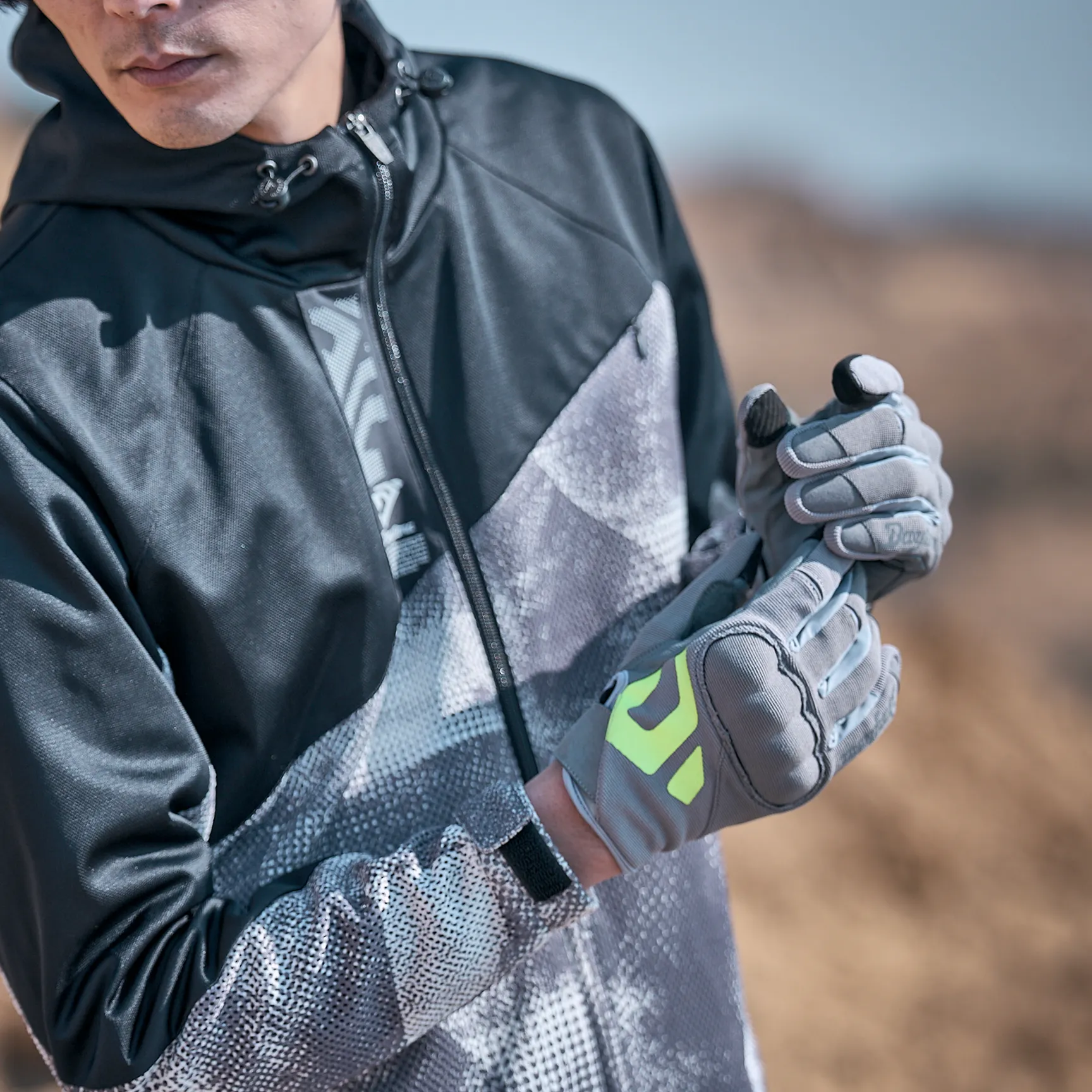 DJ-030 WIDE MESH PARKA ワイドメッシュパーカ