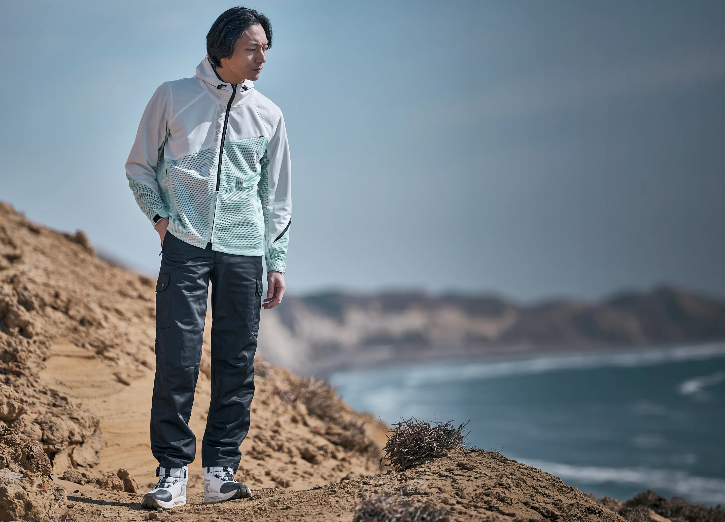 DJ-030 WIDE MESH PARKA ワイドメッシュパーカ